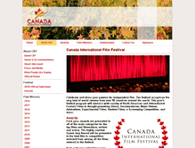 Tablet Screenshot of canadafilmfestival.com